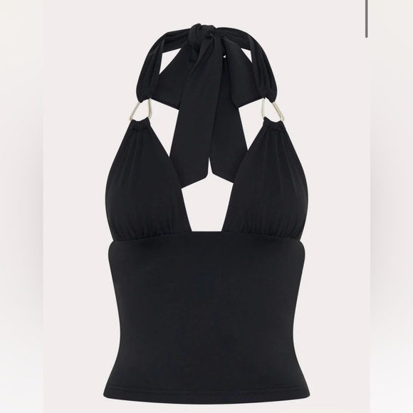 NWT - black mini skirt set and halter top from Peppermayo - Picture 5 of 9